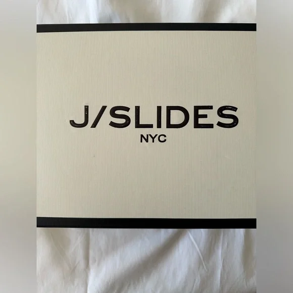 NWT J/SLIDES BONNIE Light Pink Leather Sandal New with box 8.5 - Picture 3 of 14